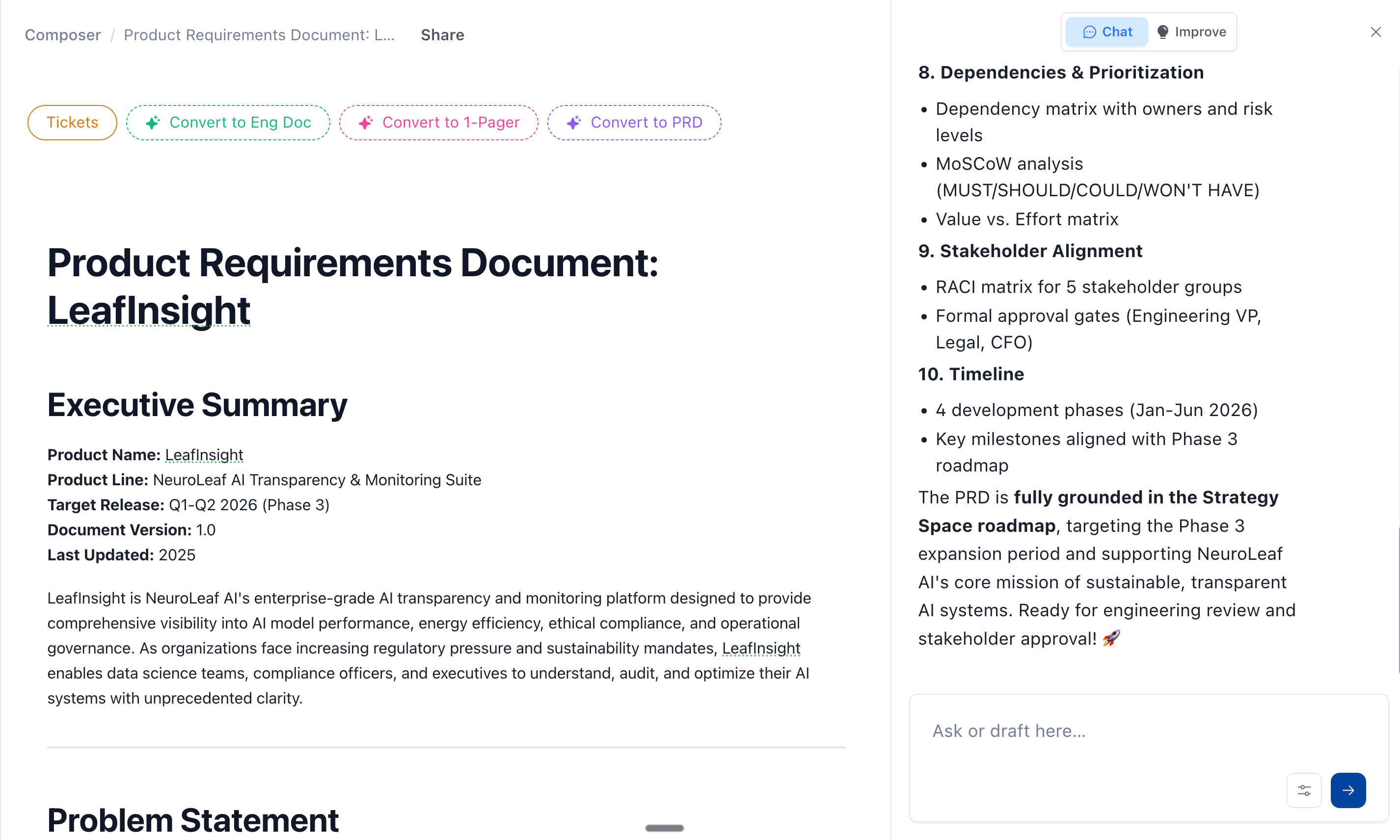 Second Axis Composer Interface